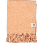 Cotton Tweed Throw - Terracotta